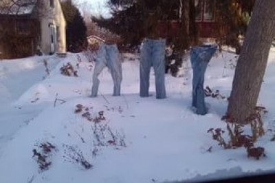 Примерка на морозе