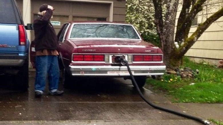 Съездили на заправку