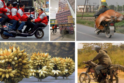 Двухколёсный транспорт  незаменим 