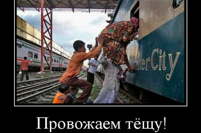 Провожаем тещу домой 