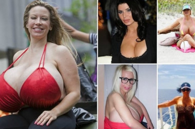 Обладательницы огромного бюста 