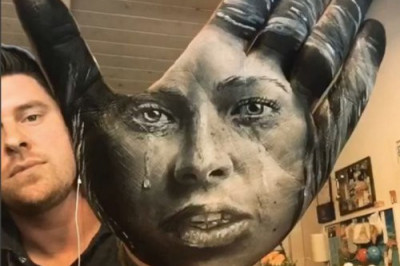 Потрясающе детализированные портреты , нарисованные с помощью боди-арта 