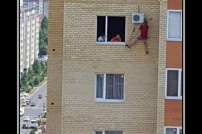 Люди не соблюдают технику безопасности 