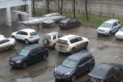 Обычная ситуация на парковке 