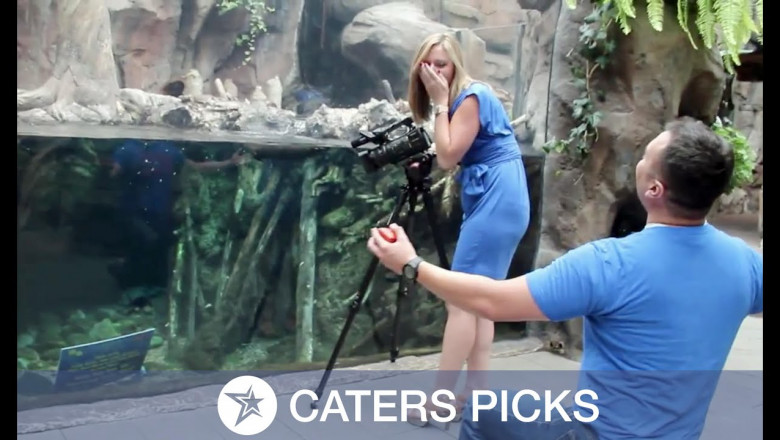 Оригинальное предложение руки и сердца 