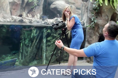 Оригинальное предложение руки и сердца 