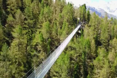 Самый длинный в мире пешеходный мост открыт в Швейцарии 