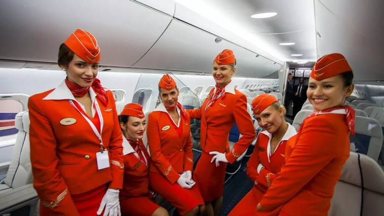 Аэрофлот и футболисты 