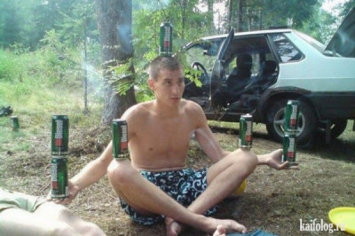 Пивная Шива на отдыхе 