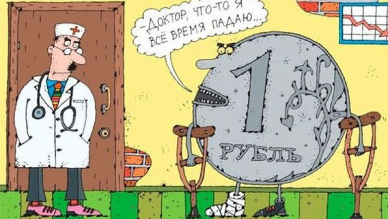 Взлеты и падения рубля 