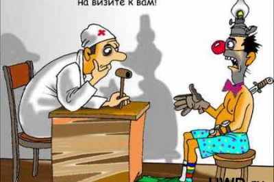 Хитрый врач убедил-таки девушку, что флюорография делается именно на телефон...