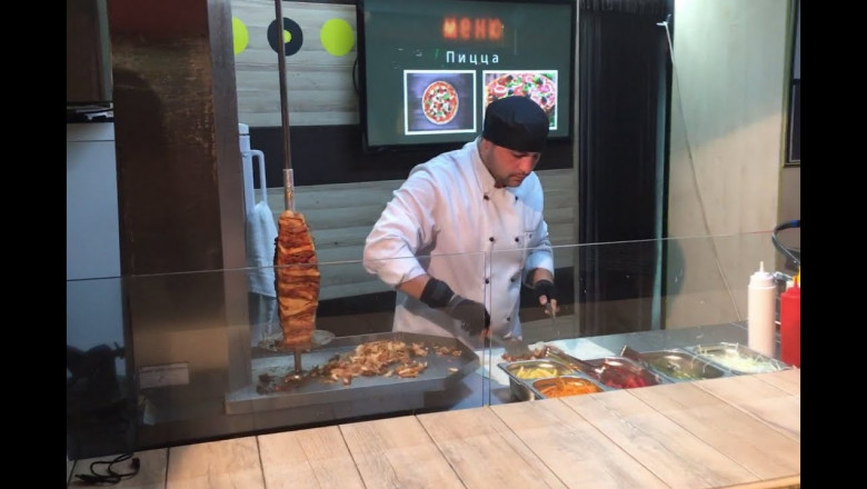 Шаурма за считанные секунды 