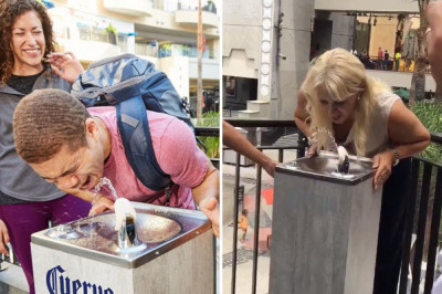 Текила из фонтанчика 