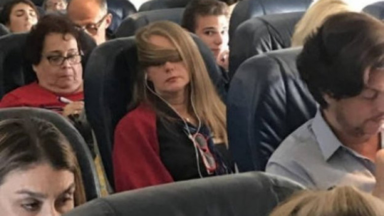 Забавные моменты в самолете 