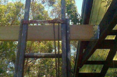 Строители немного увлеклись ремонтом 