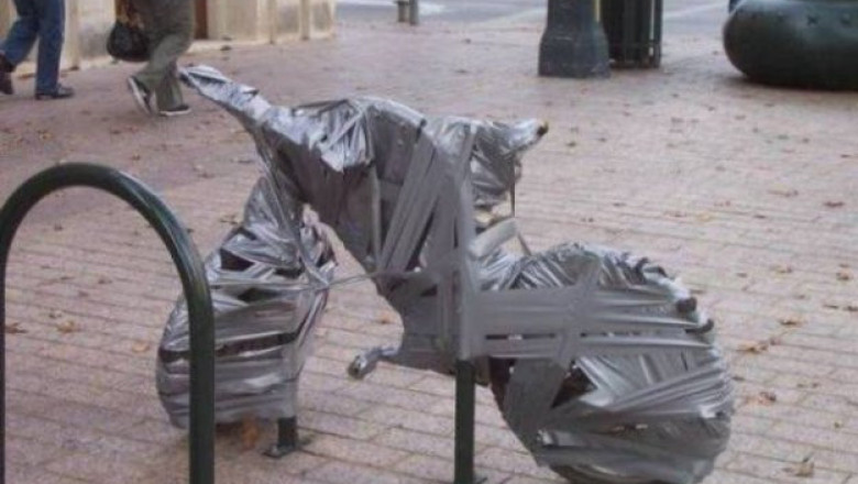 Велосипед надежно защищен от угона 