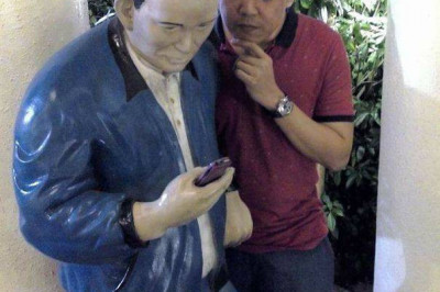 Забавные фото со скульптурами 