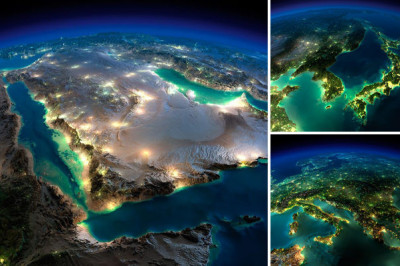 Ночная Земля из Космоса 