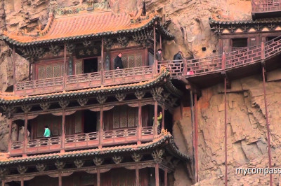 Висячий монастырь в китайской провинции Шаньси