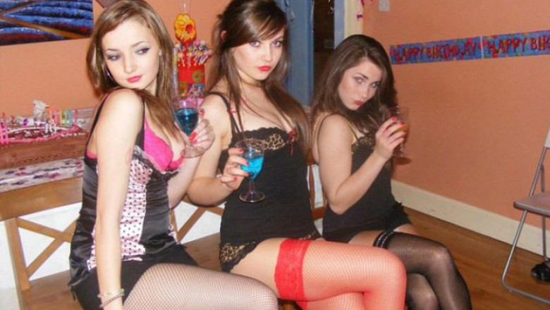 Девушки с претензией на гламур 