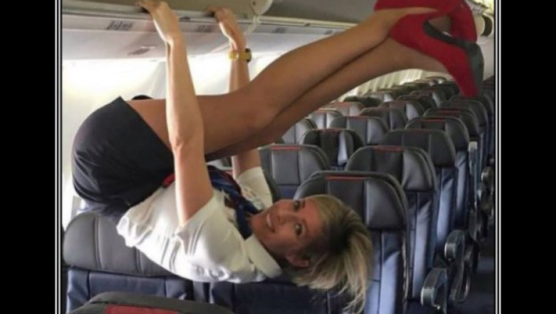 Хороший рейс и стюардесса интересная 