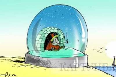 Нелегко приходится чукчам в песчаной пустыне