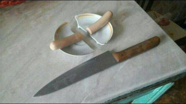 Курьезные ситуации с ножами 