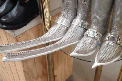 Туфли с длинным носком 