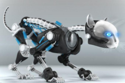 Кошка - робот в помощь пожилым людям 