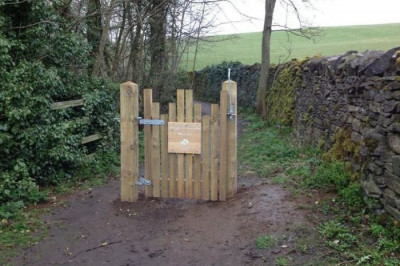 Забор женскими руками 