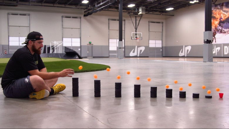 Трюки с шариками для пинг - понга 