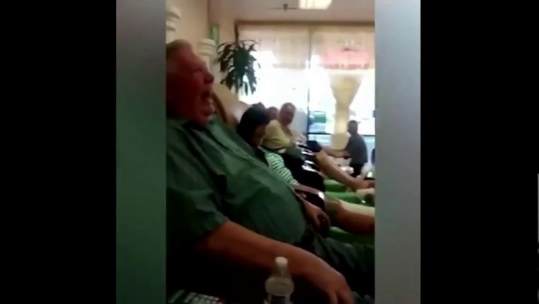 Реакция мужчин на педикюр 