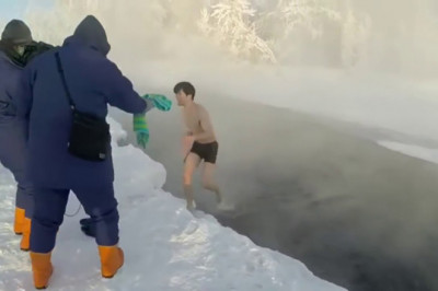  Японца не испугал 60-ти градусный мороз