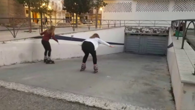 Когда не подумали о месте для катания 