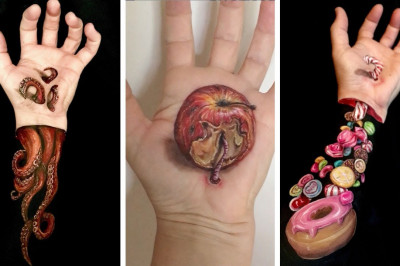 Боди - арт в 3 D измерении 