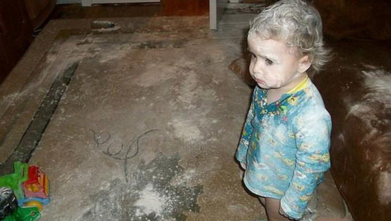 Пока мама была в магазине 