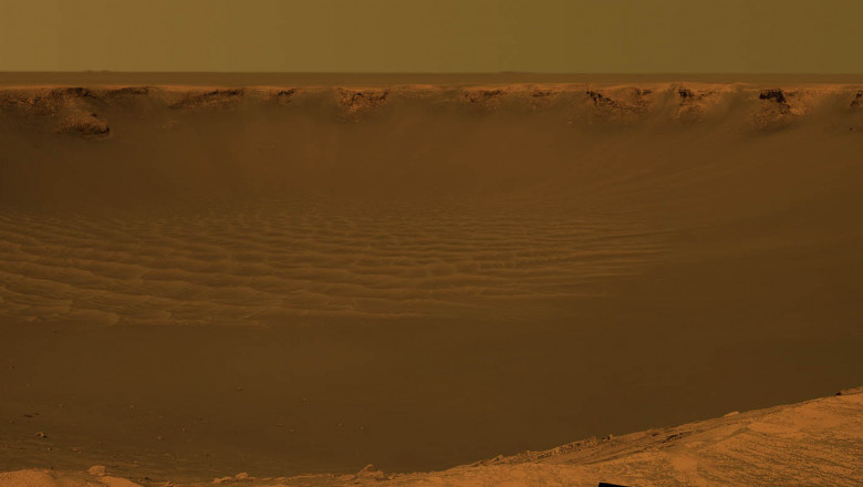 Панорамная съёмка Марса  