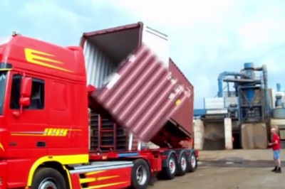 Суперсовременный прицеп грузовика 