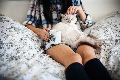 Дуэт с котом 