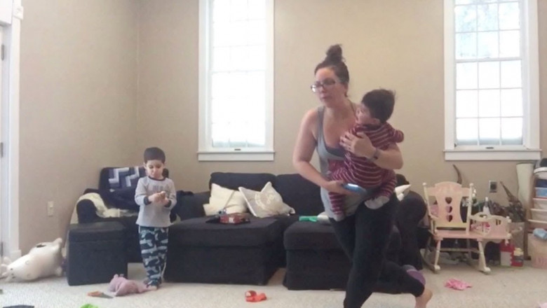 Фитнес многодетной мамы