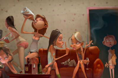 Как-то раз пришел домой я пораньше… 