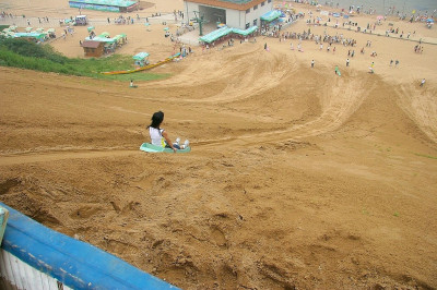 Горки из песка 
