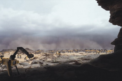 Таким образом , возможно , будет выглядеть мир , если его захватят роботы Boston Dynamics