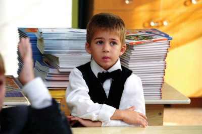 Первоклассник не рад каникулам 