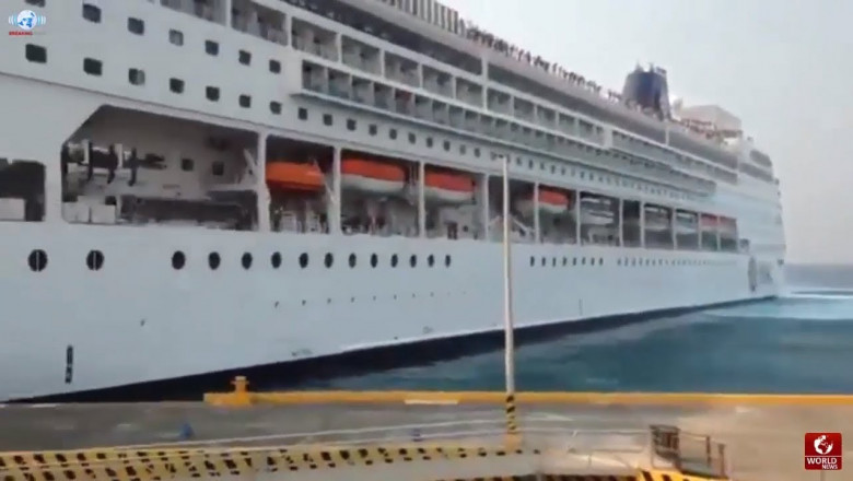 Столкновение с пирсом 