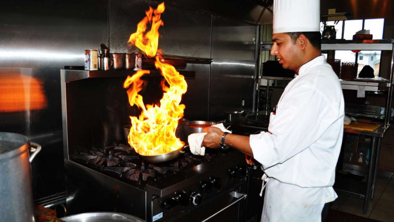 Система пожаротушения сработала 