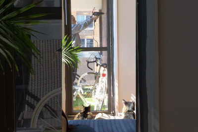 Девушка изобрела перфоратор 