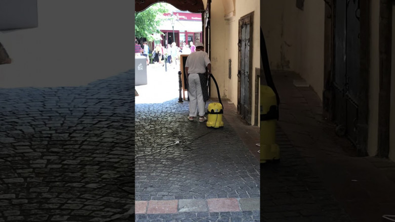 Дворник с пылесосом 