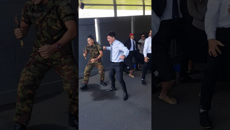 Боевой танец на похоронах друга 