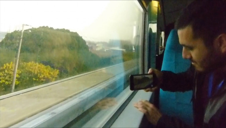 Разъезд скоростных поездов